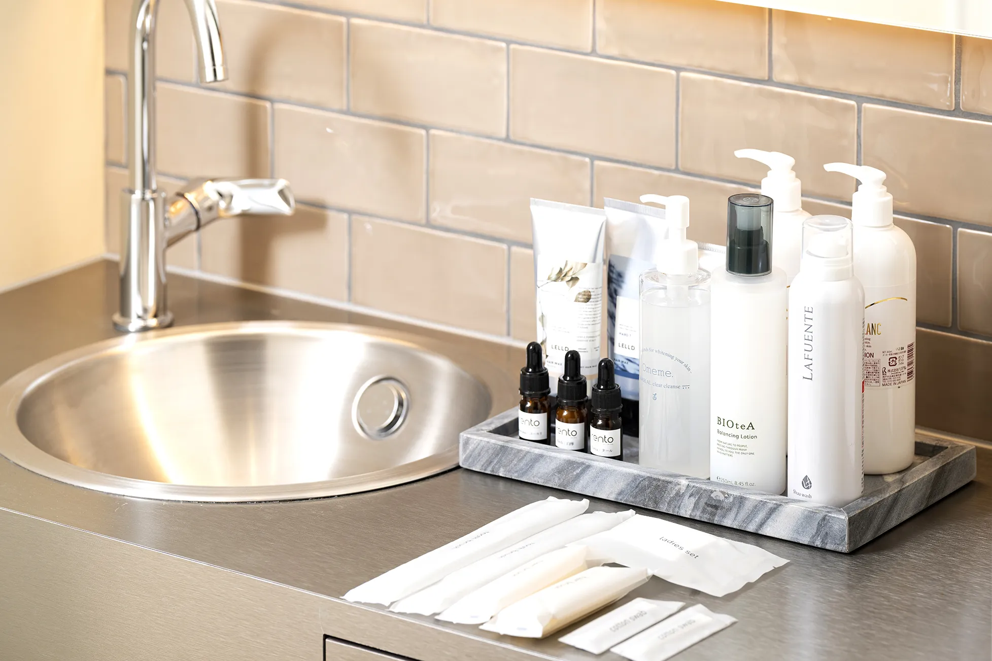 厳選した充実のアメニティー